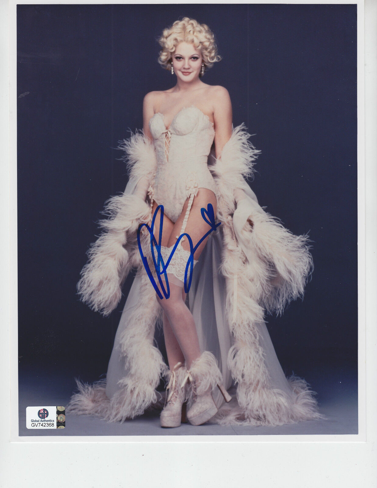 Drew Barrymore - signed 8x10 COA GAI