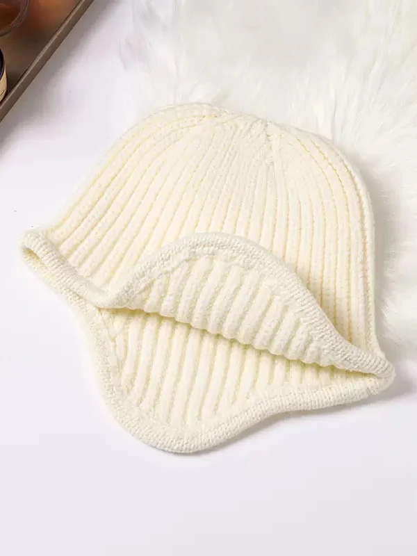 Casual Keep Warm Solid Color Hats&Caps