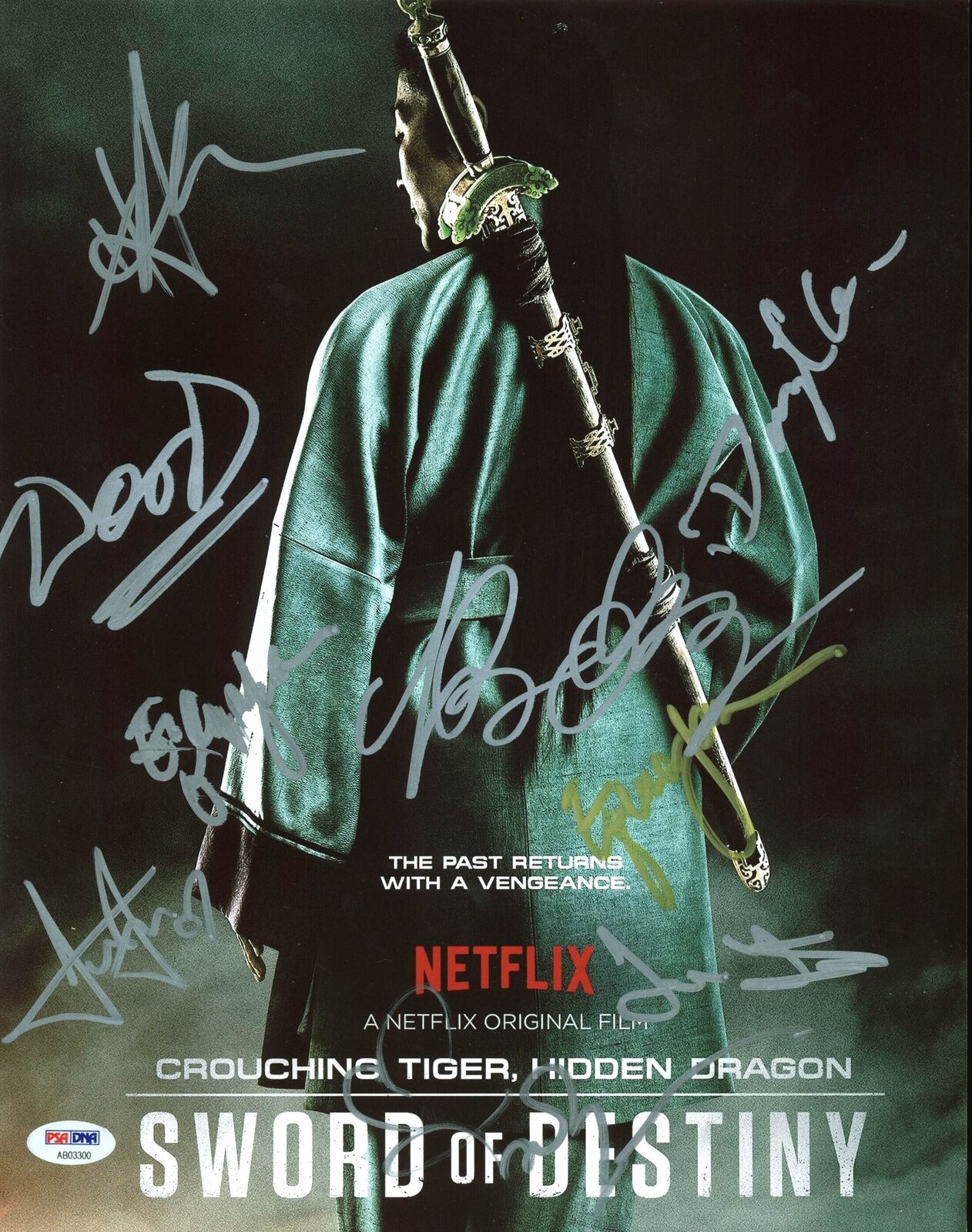 Sword Of Destiny Cast (8) Authentic Signed 11X14 Photo Poster painting PSA/DNA #AB03300