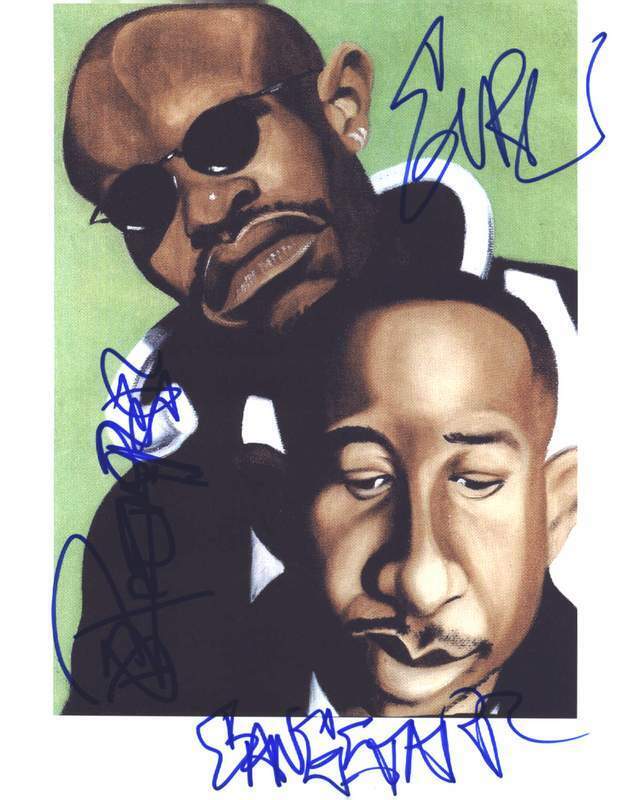 Gang Starr authentic signed rap 8x10 Photo Poster painting W/Certificate Autographed (A0395)