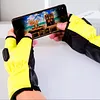 Rechargeable USB Fingerless Heated Gloves w/3 Heating Levels for Sports Skiing