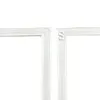 2Pcs Diamond Art Square Auxiliary Frame 3D Printing Diamond Art Desk Positioning Frame Lightweight for Boys Girls Adults Students Home Office Leisure (Cream White small)