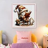 Cross Stitch - 11CT Full Eco-cotton Thread Coffee Gnome(40*40 CM)