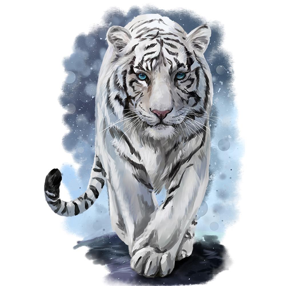 

40*30CM - Tiger - Round Drill Diamond Painting, 501 Original
