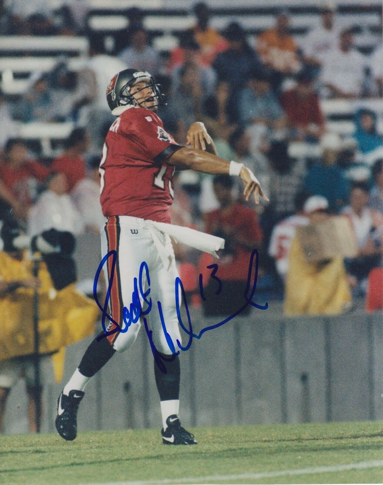 Scott Milanovich #0 8x10 Signed Photo Poster painting w/ COA Tampa Bay Bucs