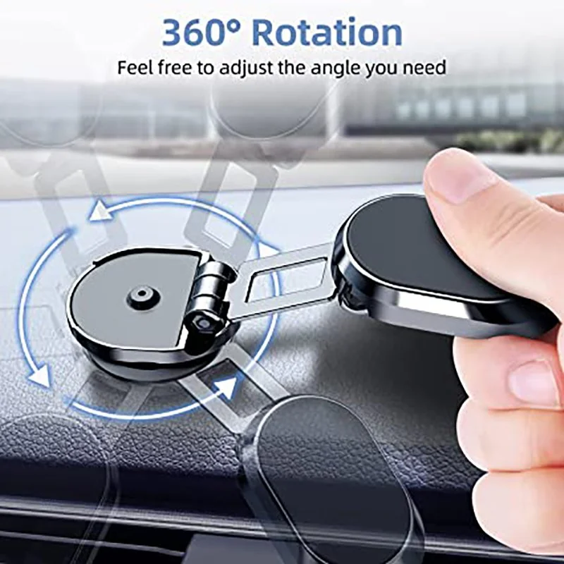 Magnetic Phone Holder for Car[Upgrade Foldable]