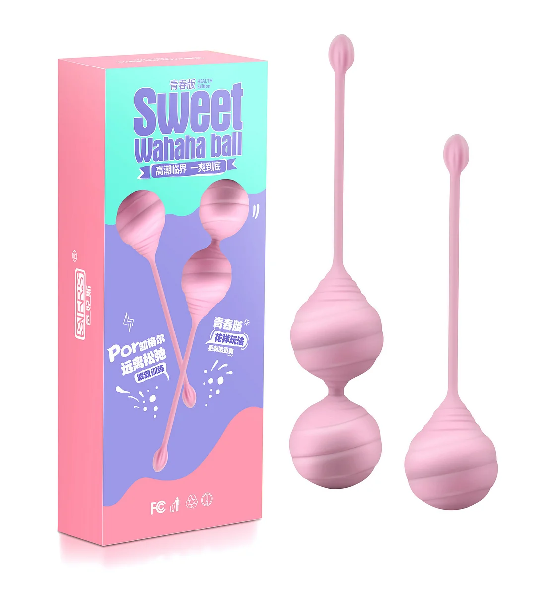 Silicone Kegel Balls Vaginal Muscle Exerciser Rosetoy Official