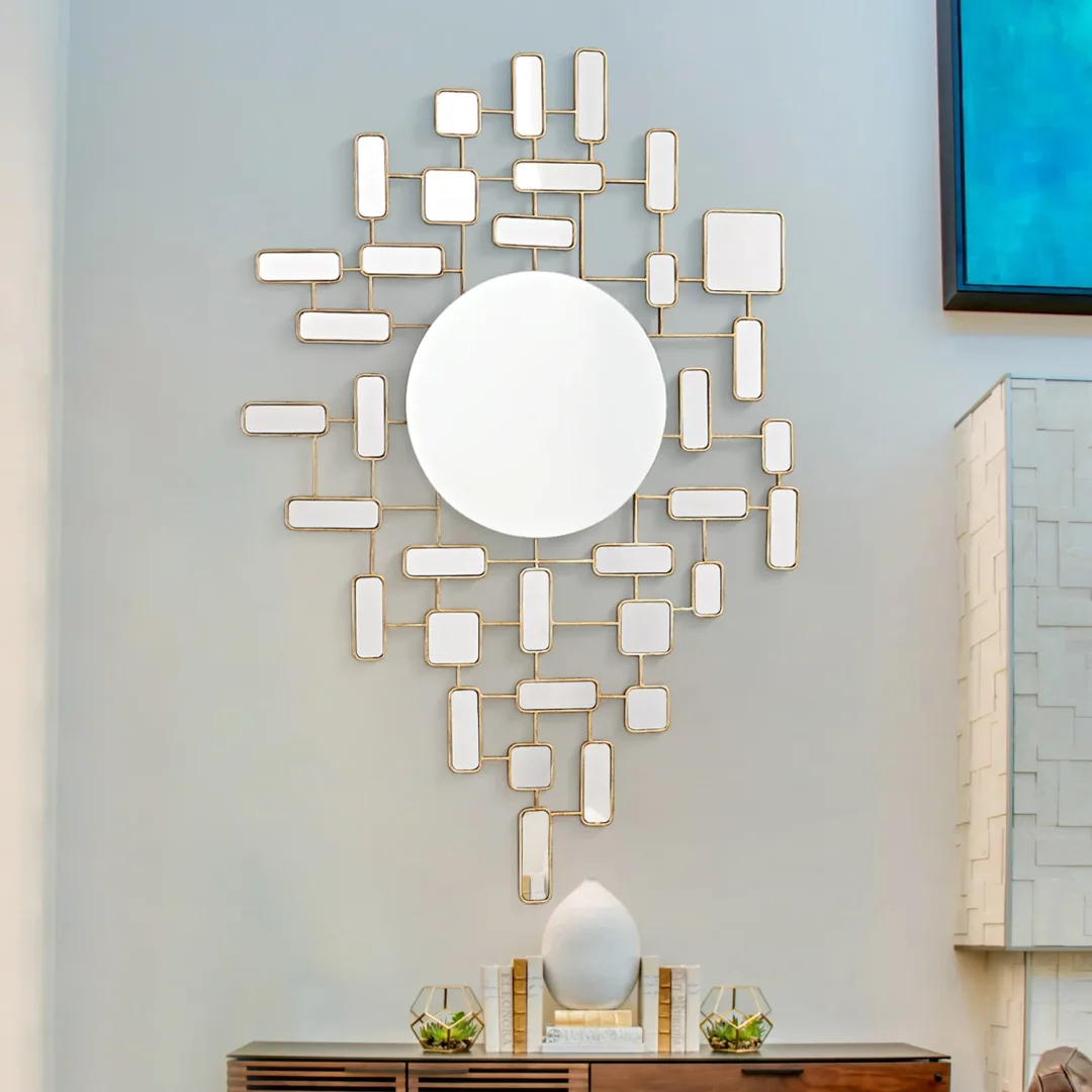 The Thirty-Five Cubic Decorative Mirror   Josenart