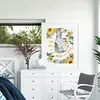 Baby Elephant, Sunflower And Words-11CT Stamped Cross Stitch 40*50cm tapestrymarket