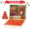 Puzzle sur le thème de Noël du compte à rebours de l'Avent