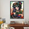 Fille-Ronde drill diamant peinture-40*50cm