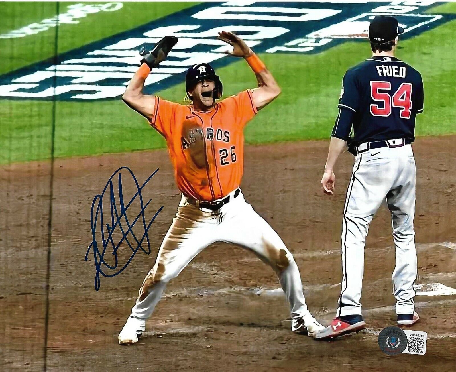 JOSE SIRI signed autographed WORLD SERIES HOUSTON ASTROS 8X10 Photo Poster painting COA BECKETT