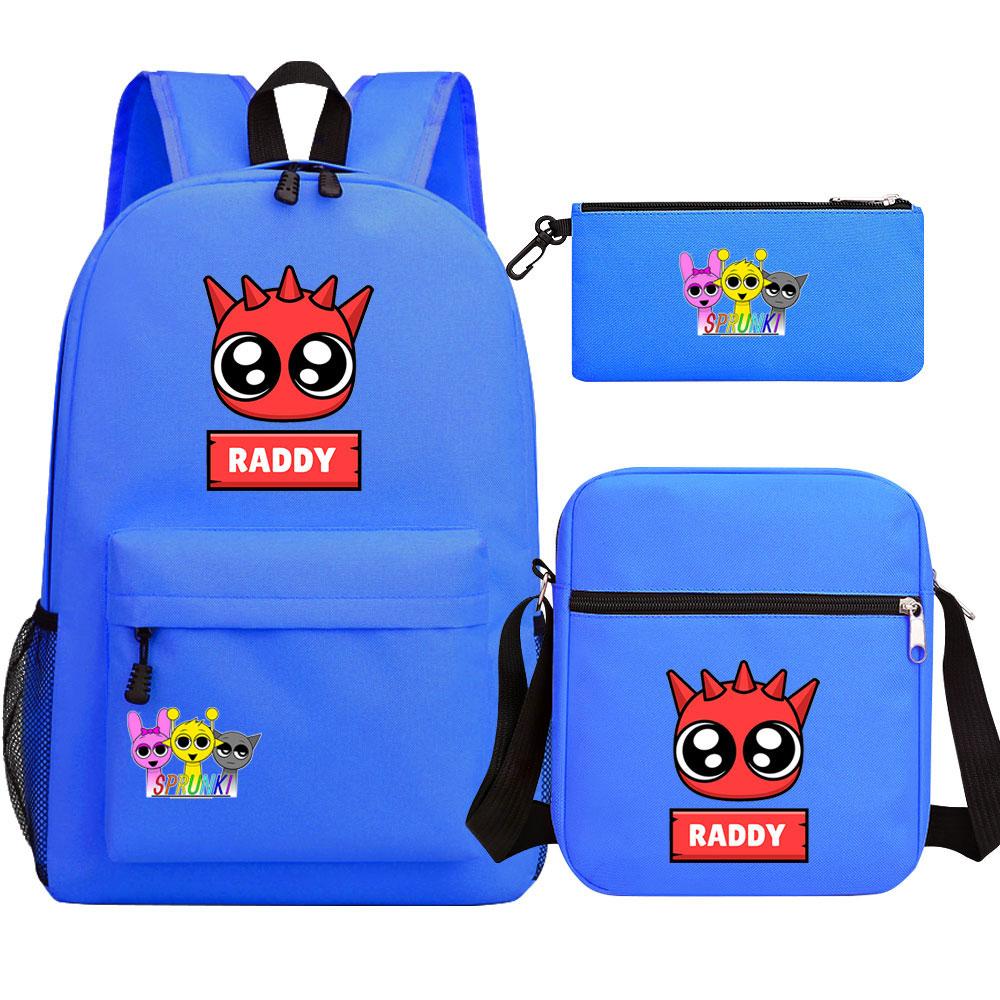 Mayoulove Sprunki Backpack Lightweight Design with Multiple Pockets for School Adventures-Mayoulove