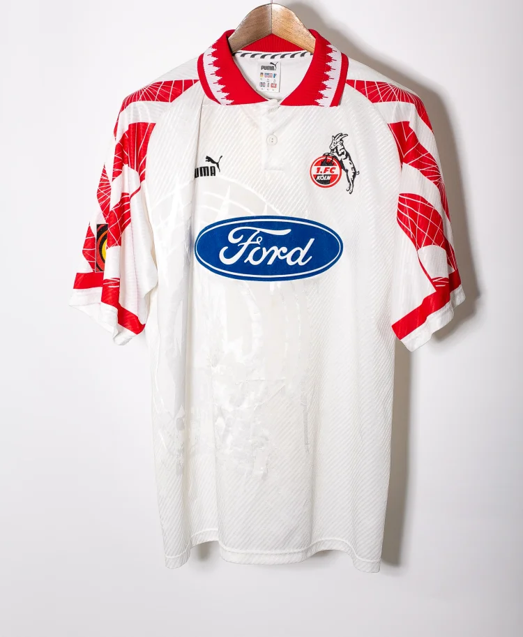 Fans S-4XL Retro 1996-1997 FC Koln Home Football Shirt