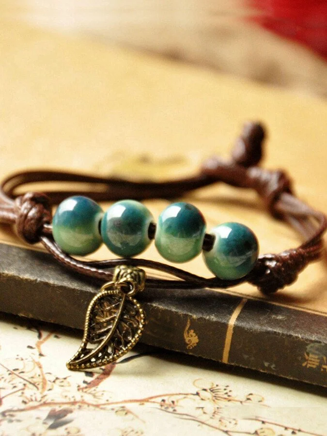 Women's Retro Ethnic Ceramics Bracelet