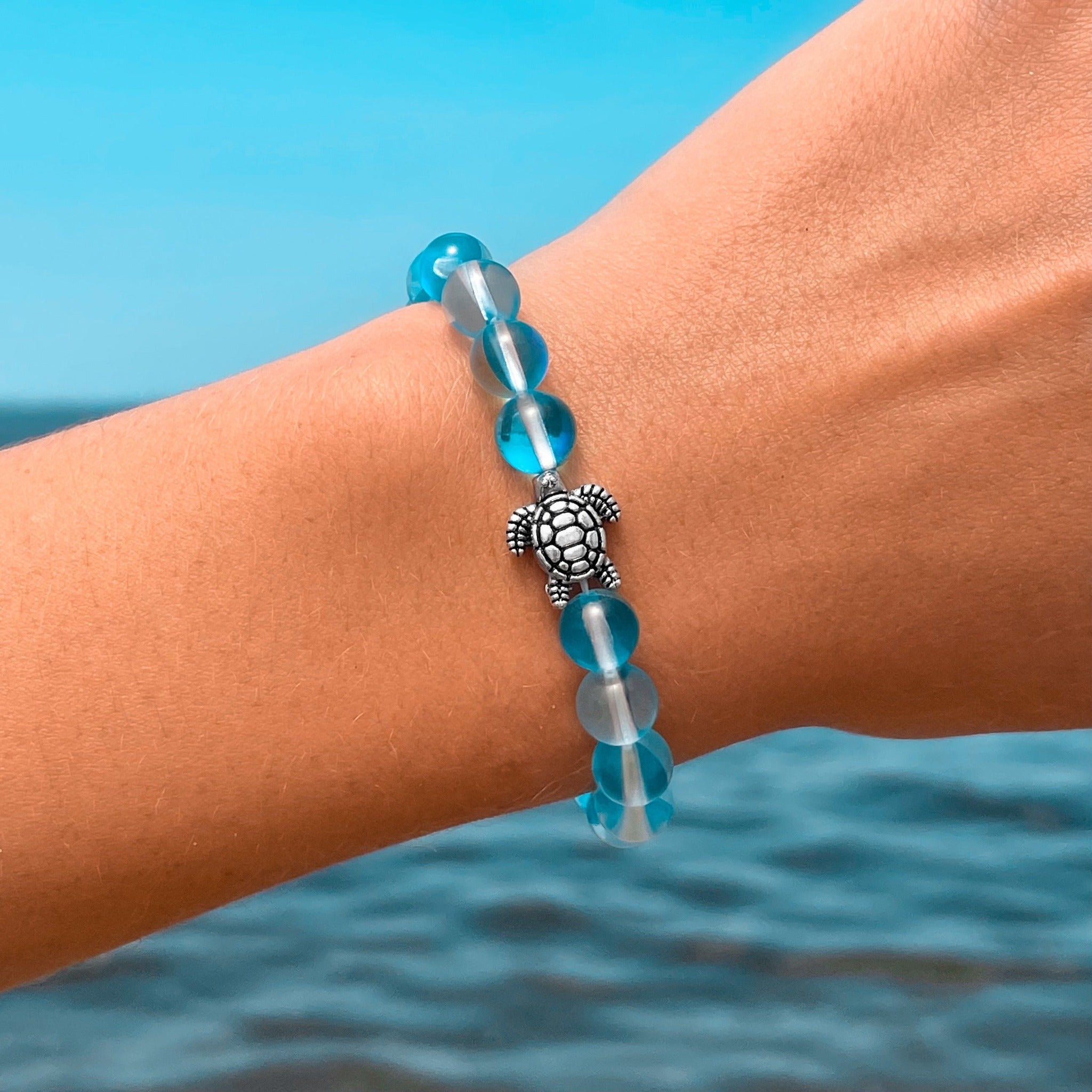 Sea Turtle Crystal Bracelet