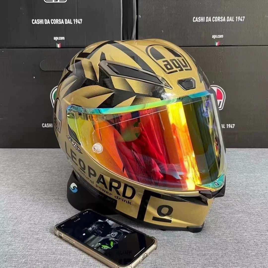 AGV Pista Champion Golden Egg Limited Edition Candy Paint Full Helmets