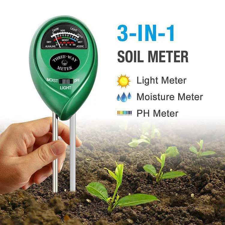 3-in-1 Soil Tester Kits with Moisture | 168DEAL