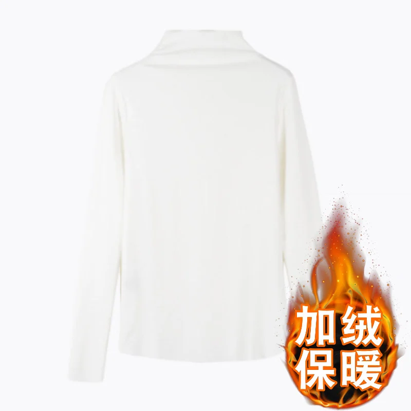 Brownm Brownm Turtleneck Bottom Shirt Women Autumn And Winter Pure Color Long Sleeve T-Shirt Women's New Korean Version Slim Slim Versatile Top