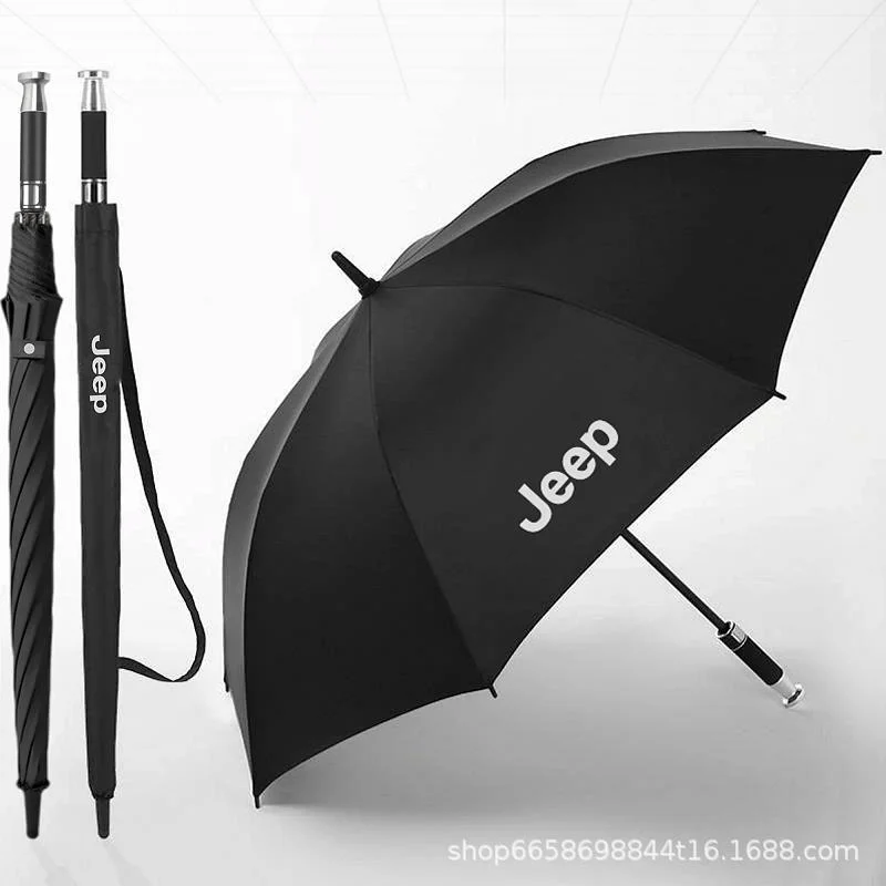  VIP business folding 10-bone black plastic umbrella