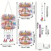 Merry-Go-Round carillon &eacute;olien double face - pendentif bricolage 5d