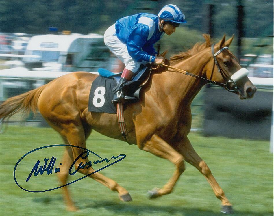 Willie Carson Horse Racing SIGNED AUTOGRAPHED 10 X 8