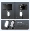 KingMa/cyke Mobile Phone Vlog Selfie Monitor Screen Mobile Phone Stabilizer, Magnetic Mobile Phone Holder Clip, Use Mobile Phone Rear Camera for Selfie Vlog Live TikTok, Compatible with iPhone (Does not support 4K recording)