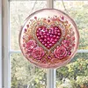 Kit d&eacute;coration de soleil &agrave; peinture en diamant d&eacute;coration c&oelig;ur floral 7,87x7,87 in