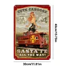 Pinup Railroad Train - Vintage Metal Signs(8*12Inch) - Vehicle