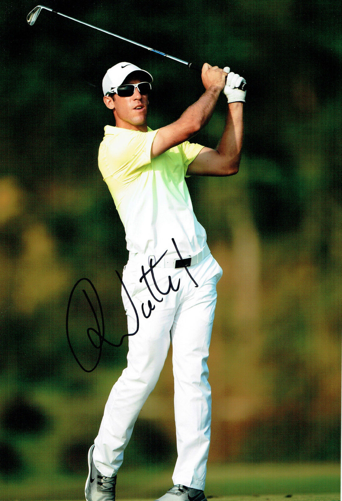 Romain WATTEL SIGNED AUTOGRAPH 12x8 Photo Poster painting AFTAL COA Challenge Tour Golf Winner