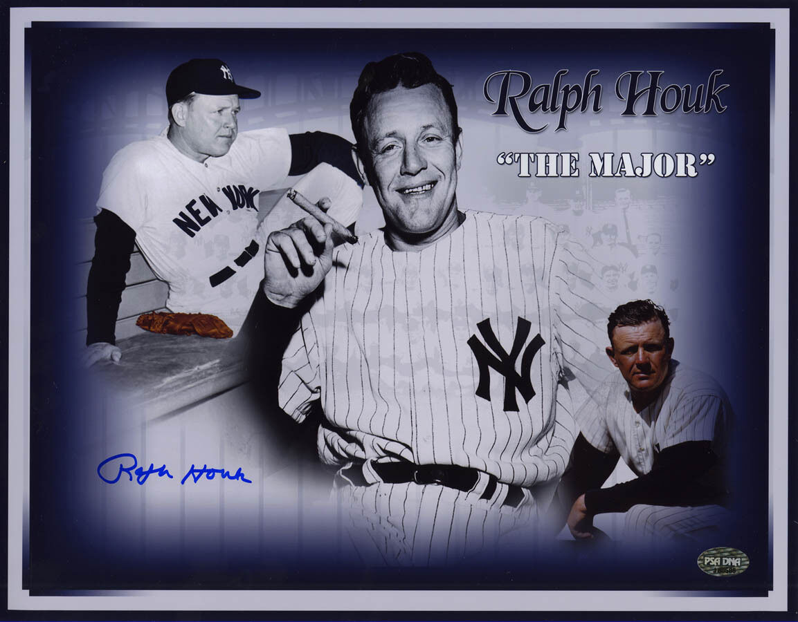 Ralph Houk SIGNED 11x14 Photo Poster painting New York Yankees (DEC) PSA/DNA AUTOGRAPHED