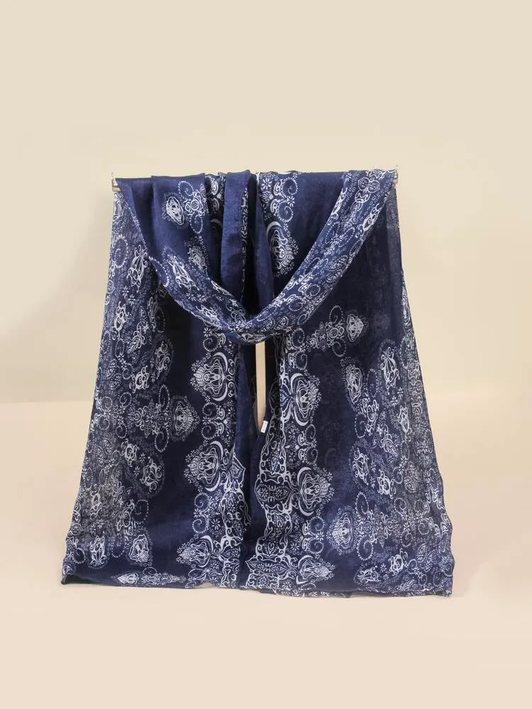 Floral Print Scarf