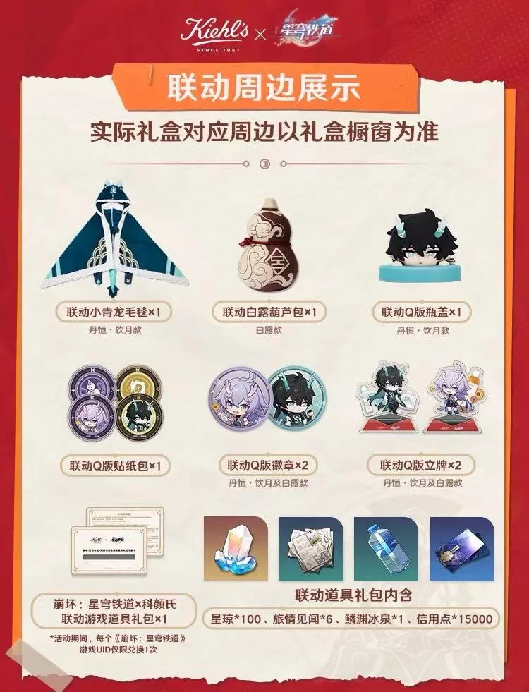 Kiehl's x Honkai: Star Rail Imbibitor Lunae & Bailu Year of the