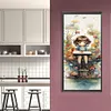 Diamond Painting -DIY Round Drill Forest Girl and the Book(30x70cm)