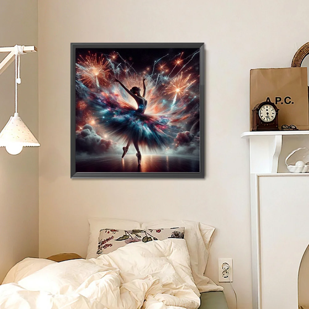 Diamond Painting - Full Round Drill - Dancing Beauty(Canvas|30*30cm)