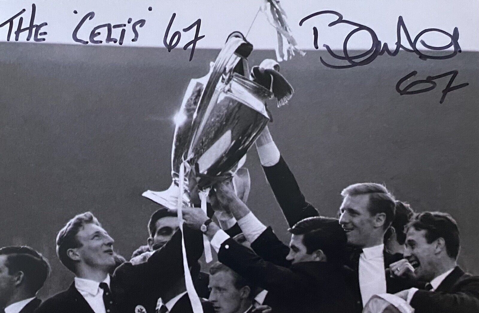 Bertie Auld Genuine Hand Signed Celtic 6X4 Photo Poster painting 20