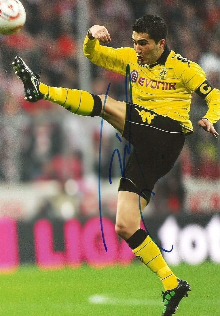 Nuri Sahin SOCCER BVB DORTMUND autograph, In-Person signed Photo Poster painting