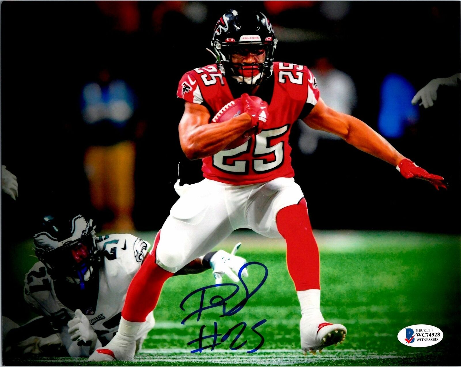 Ito Smith Signed 8x10 Photo Poster painting - Atlanta Falcons Autographed NFL - JSA COA