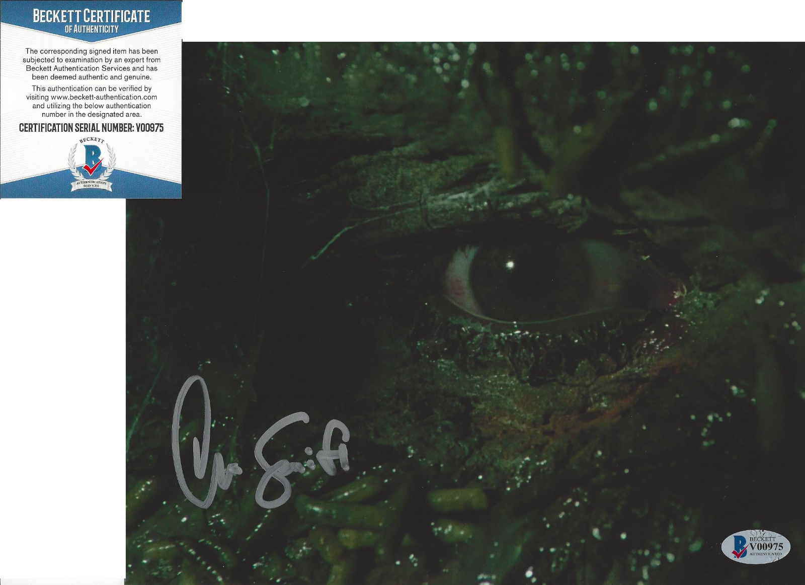 CHRISTOPHER SWIFT SIGNED FRIDAY THE 13TH JASON PT VI 6 8x10 Photo Poster painting BECKETT BAS