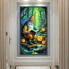 uk.everydayedeals (Limited Stock)Diamond Painting - Full Round - Pumpkin Lamp and Grandp(40*70cm)
