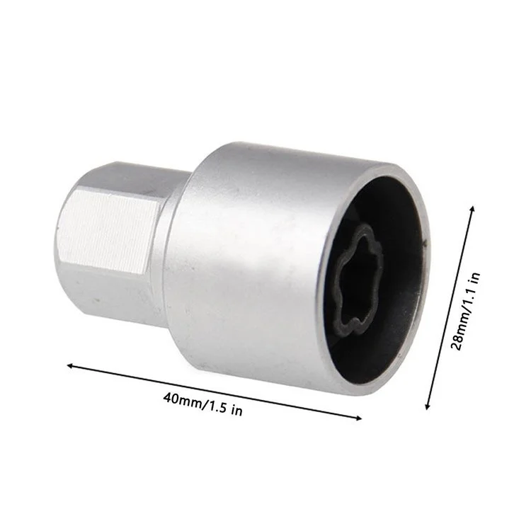 Garlaven Removal Key Socket Fit for   Tire Wheel Lock Anti-Theft Screw Lug Nut Bolt #41 Generic