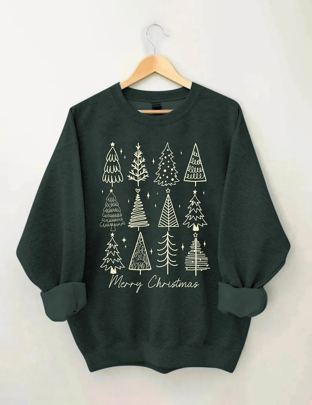 Retro Christmas Tree Sweatshirt