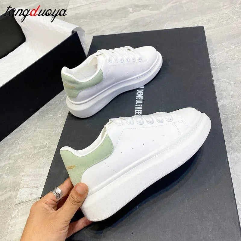 Breakj Women Causal Shoes Brand Spring Designer Wedges White Sneakers Platform Tenis Feminino Trainers Female Walking Vulcanized Shoes