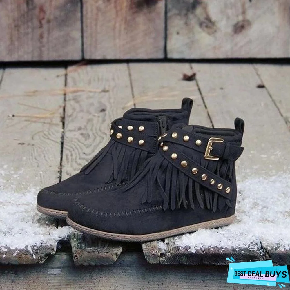 Women's Casual Vintage Ankle Boots