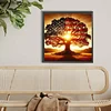 Diamond Painting -DIY Round Drill Tree of Life(40x40cm-Box)