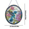 DIY Special Shape Diamond Painting Flower Bird Pendant Diamond Drawing Hanging Kit