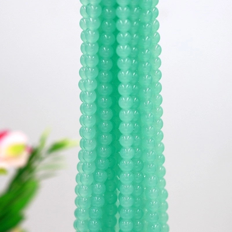 300 Pcs/Package  Glass Solid Color Beads
