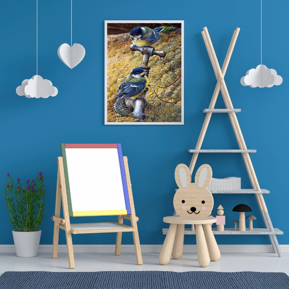 

Bird on Tool - Round Drill Diamond Painting - 30*40CM, 08, 501 Original