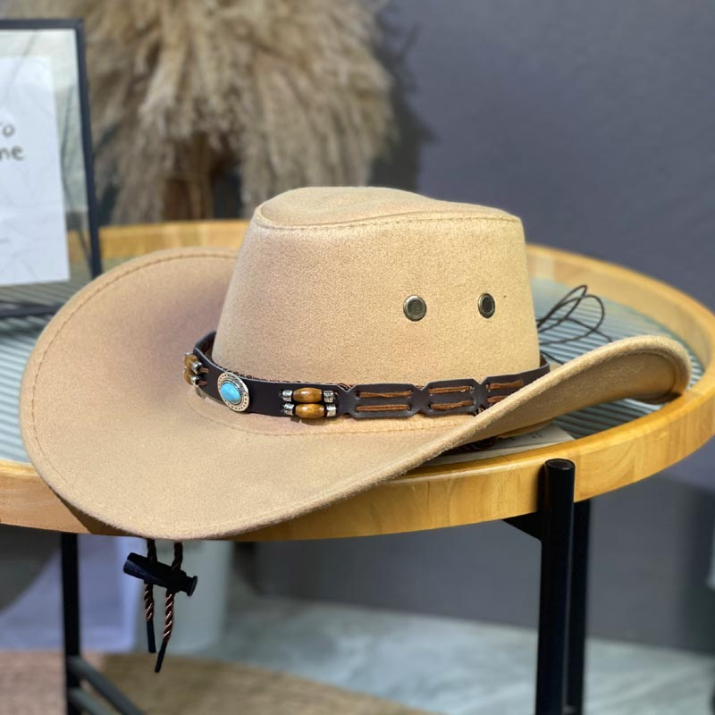 Turquoise Belt Western Cowboy Hat