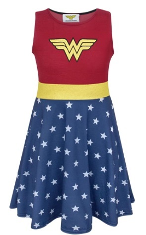 wonder woman kid dress cosplay costume party outfit for child